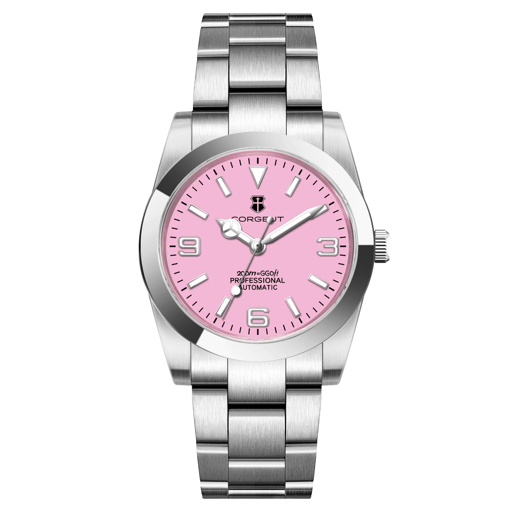 Corgeut 36/39mm 自動巻きクラシックウォッチ サファイアガラス 10気圧防水