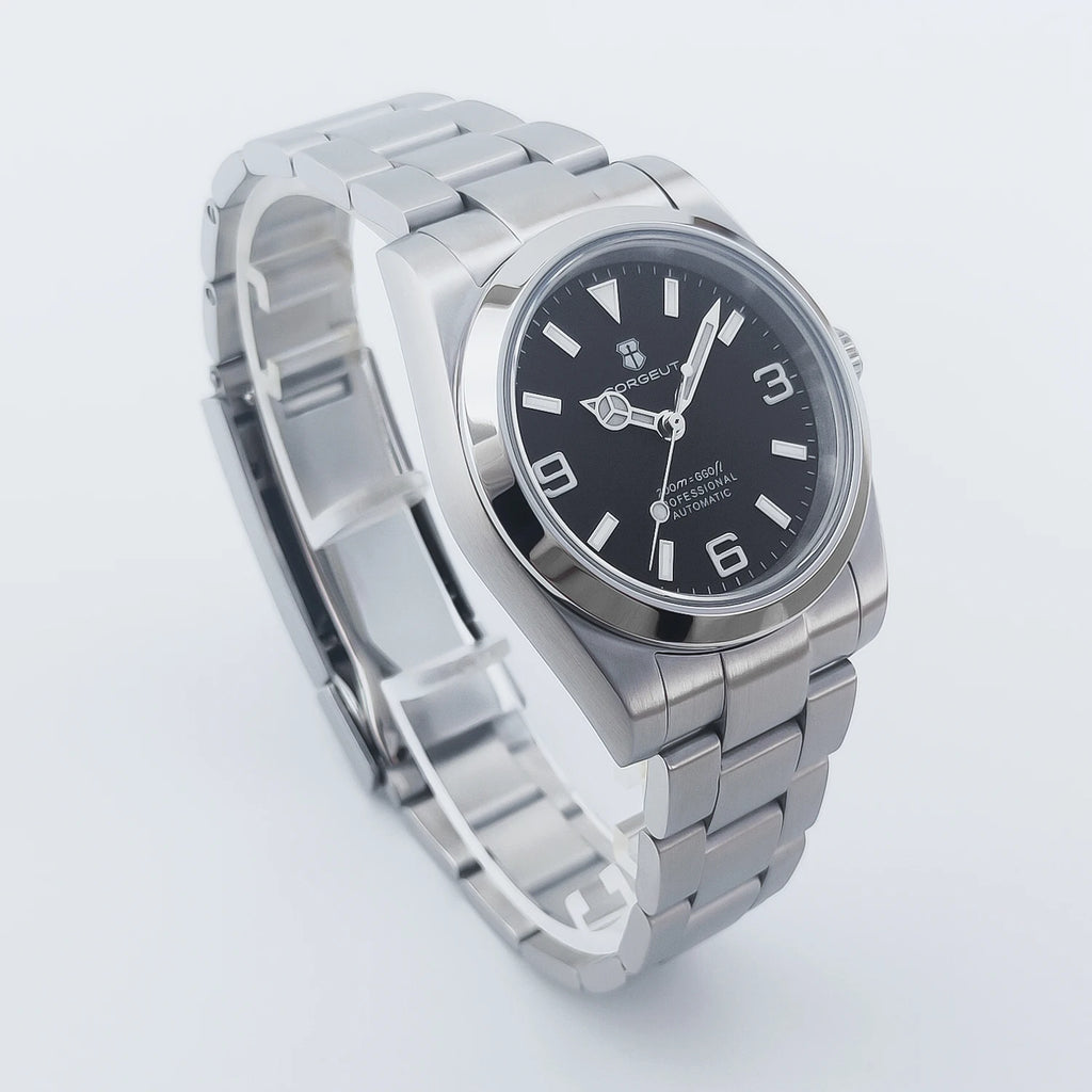 Corgeut 36/39mm 自動巻きクラシックウォッチ サファイアガラス 10気圧防水