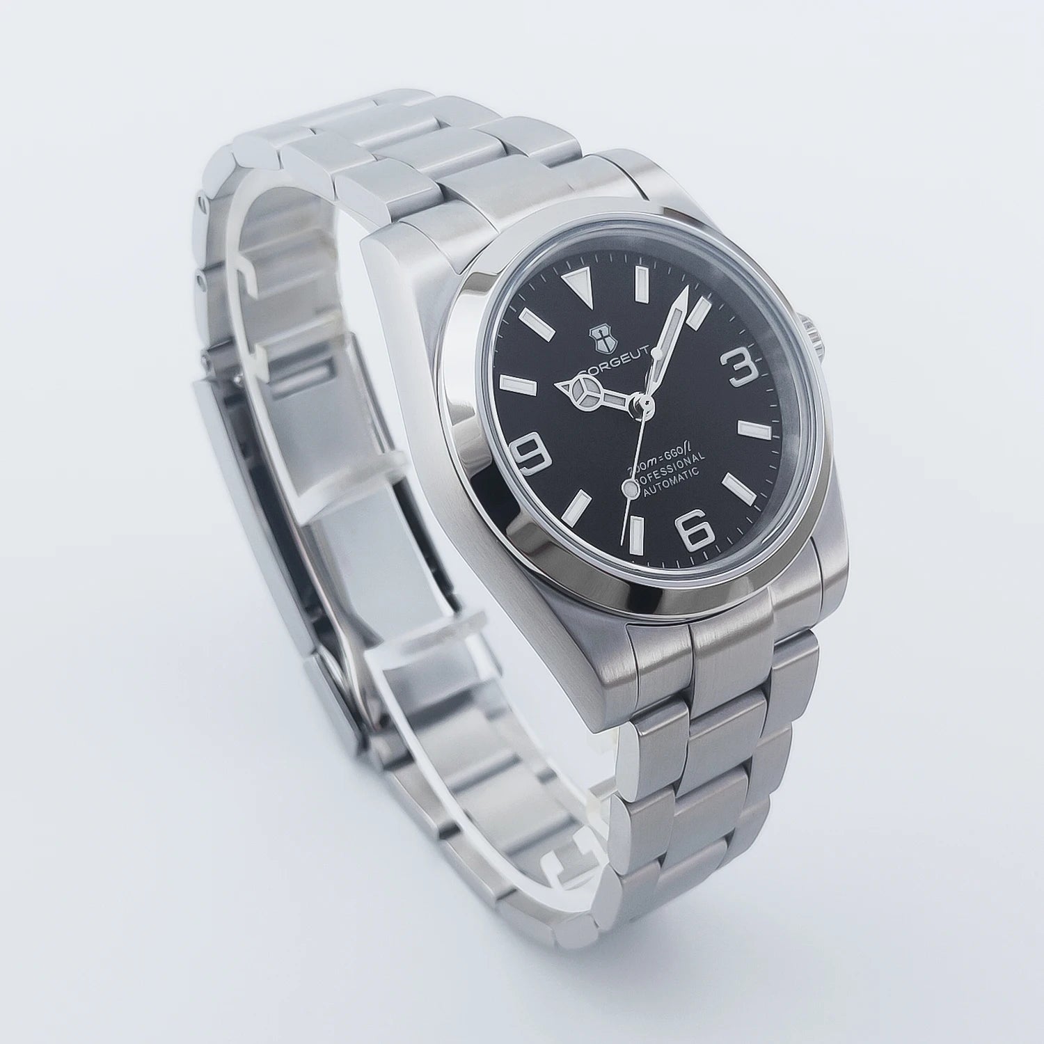 Corgeut 36/39mm 自動巻きクラシックウォッチ サファイアガラス 10気圧防水