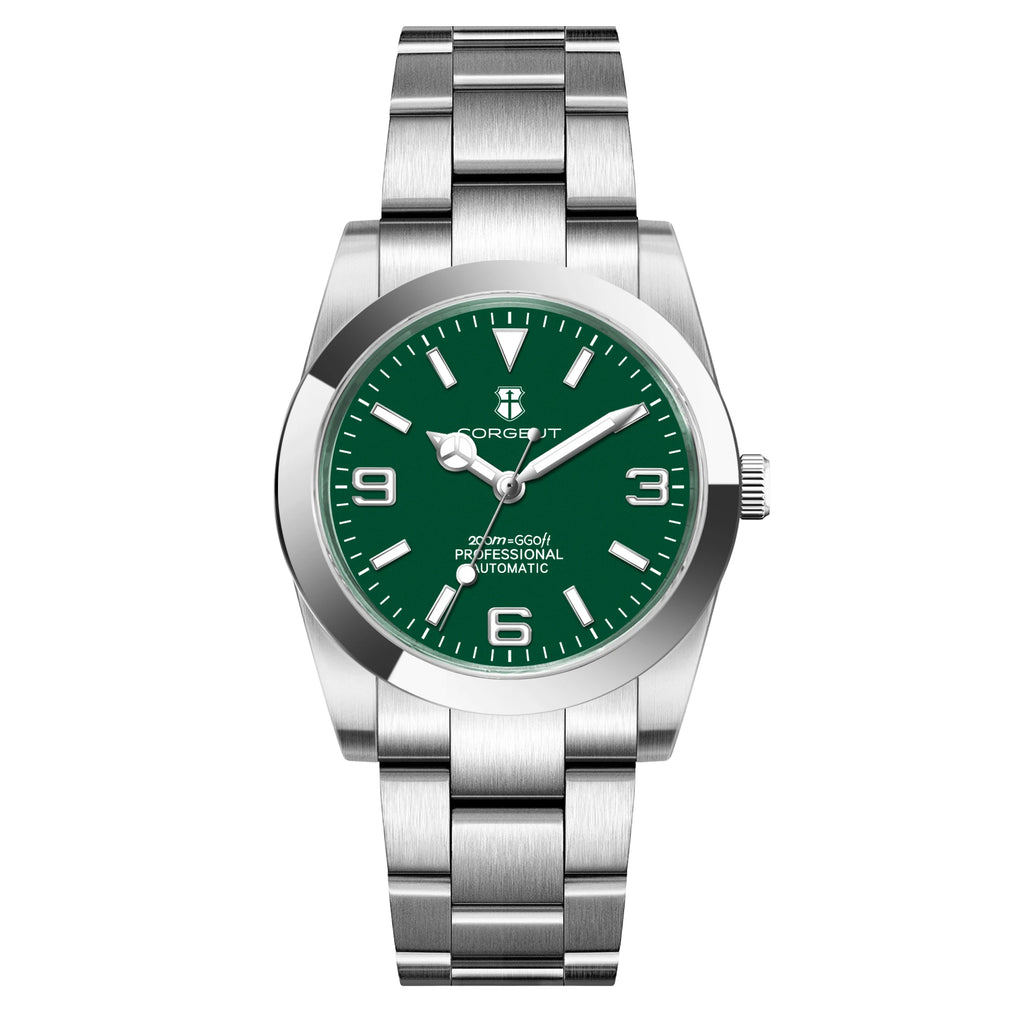 Corgeut 36/39mm 自動巻きクラシックウォッチ サファイアガラス 10気圧防水